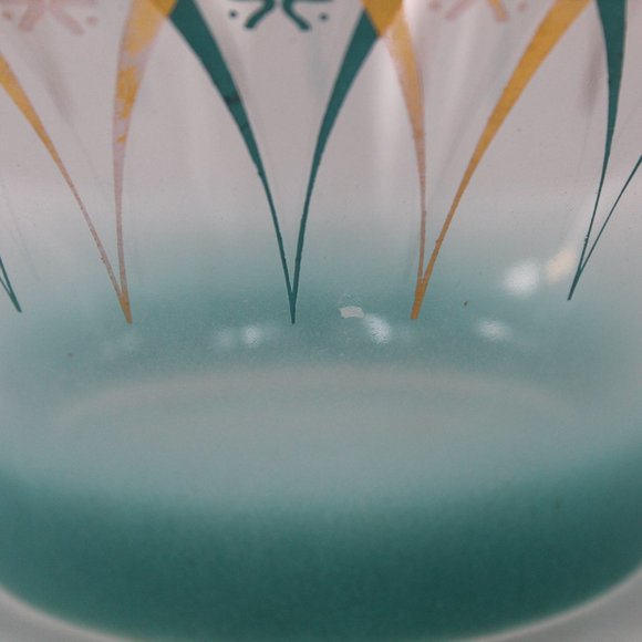 Mid Century Anchor Hocking Atomic Serving Glass Bowl - Picture 2 of 7